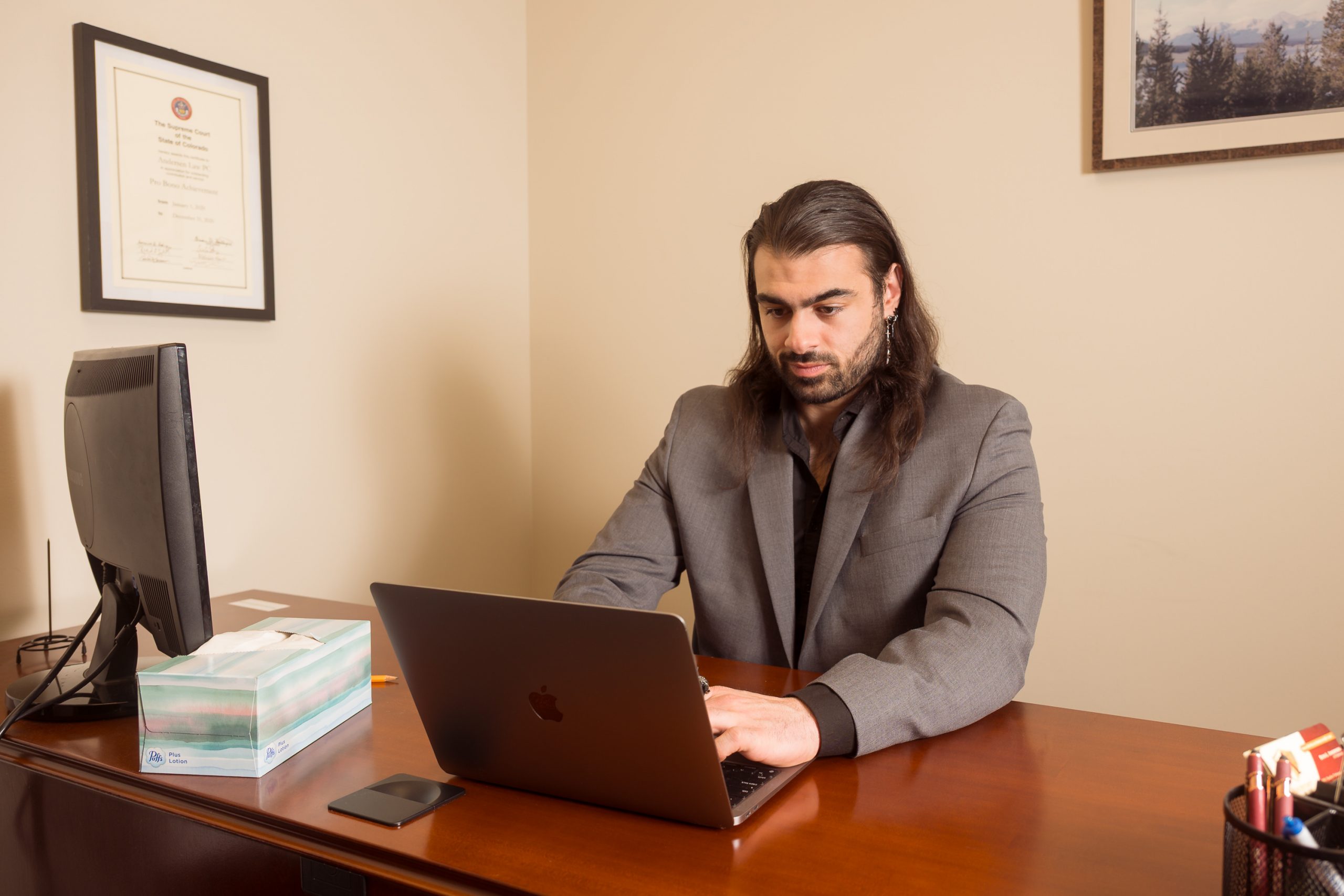 Andersen Law PC Attorney Brian Beebe Andersen Law PC Attorney Brian Beebe at work.